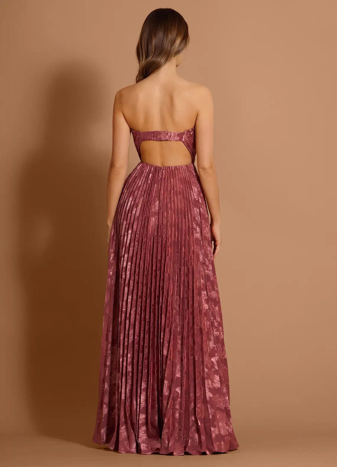 Audrina Vintage Rose Maxi Dress  Dress - WSBYTLP