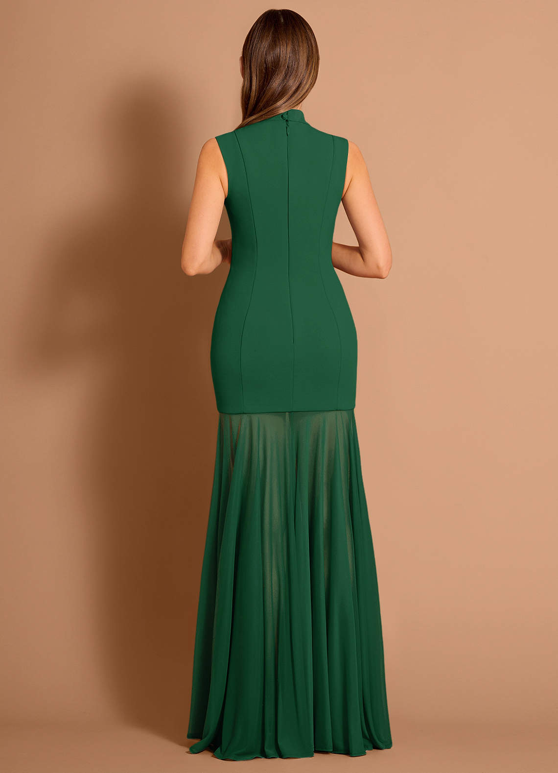 Cressida Emerald Green Maxi Dress  Dress - WSBYTLP