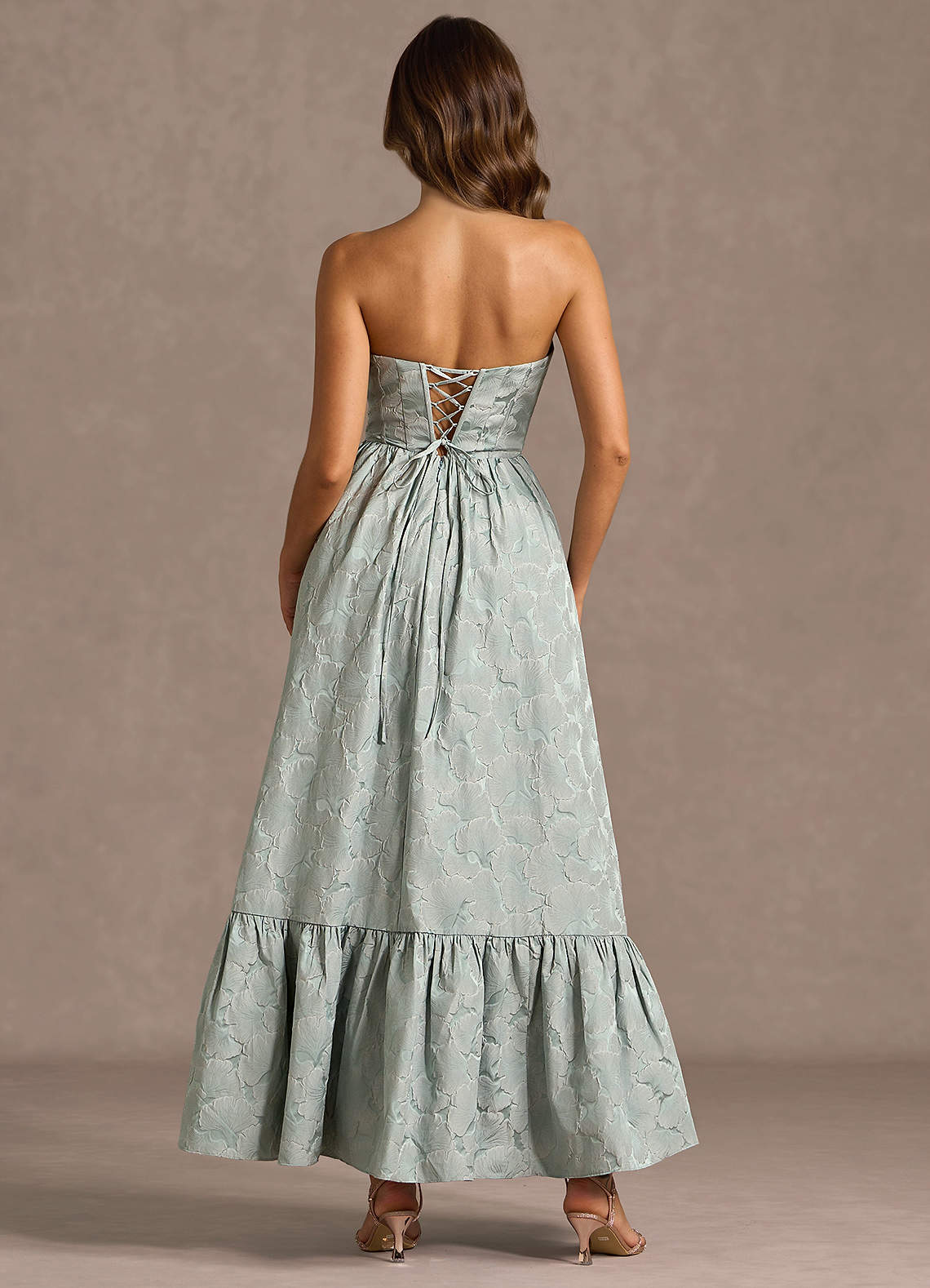 Diana French Blue Maxi Dress  Dress - WSBYTLP