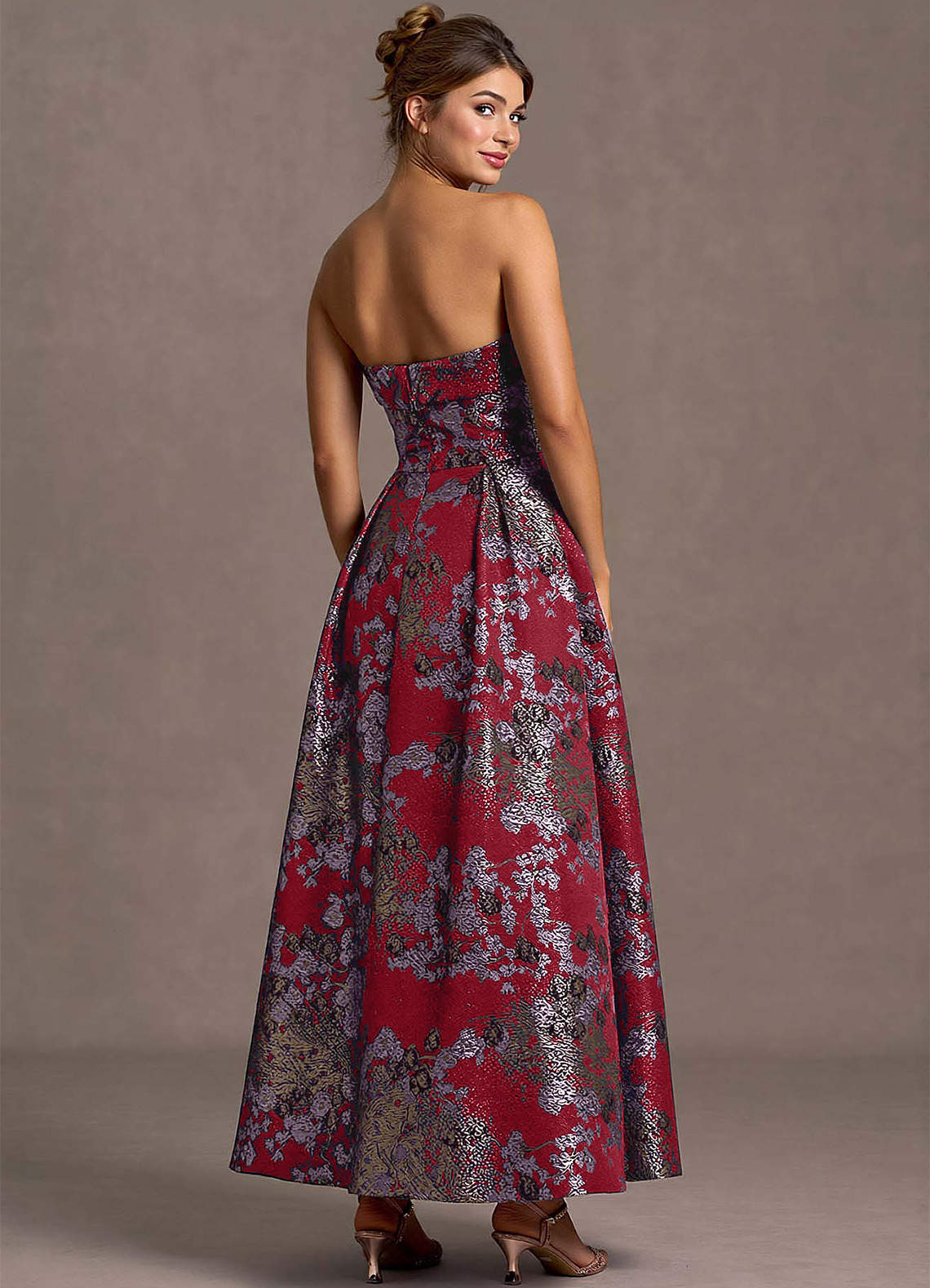 Xamira Merlot Maxi Dress  Dress - WSBYTLP