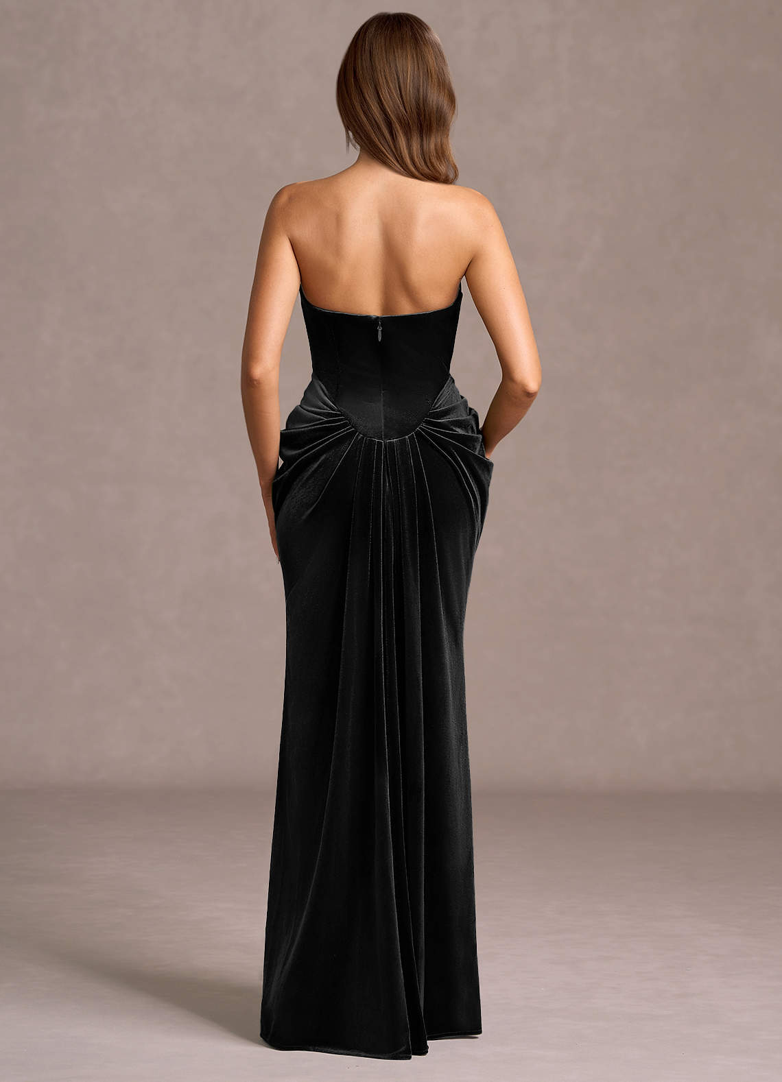 Sylvie Black Maxi Gown  Dress - WSBYTLP