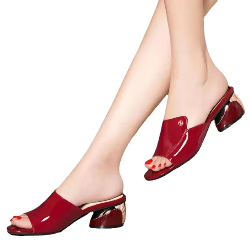 Soft Heeled Summer Sandals - SCFUDI