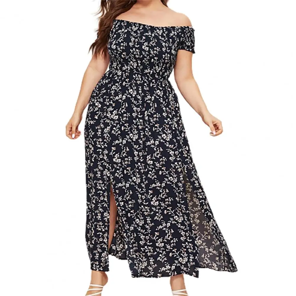 Plus Size Long Maxi Dress - SCFUDI