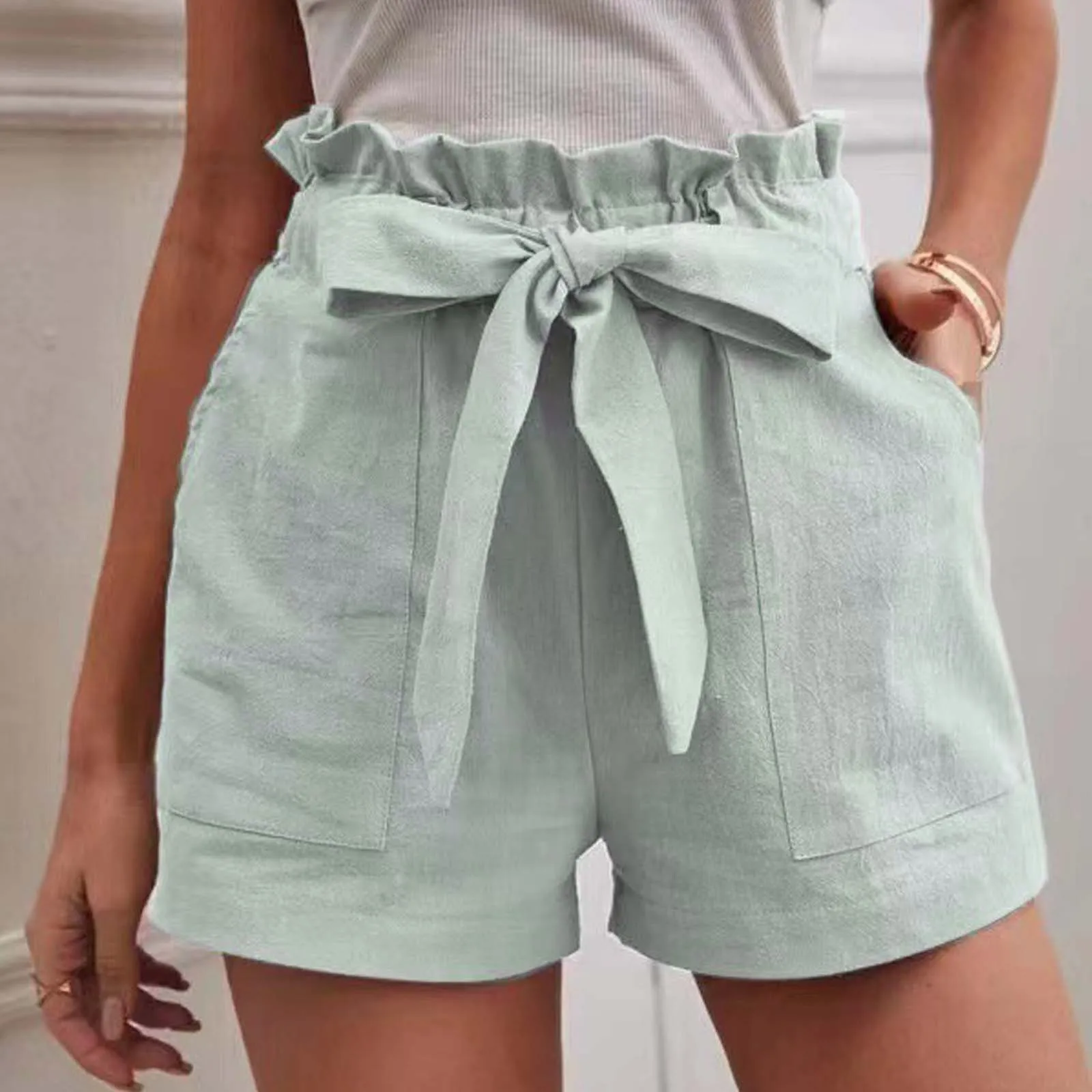 Dressy Cotton Summer Shorts - SCFUDI