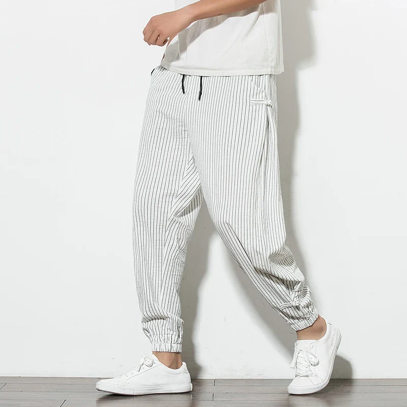 Striped Harem Pants - SCFUDI