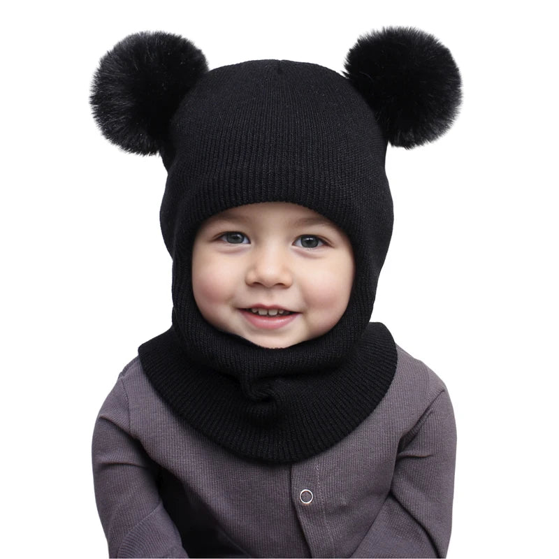 Winter Kids Knitted Beanie - SCFUDI