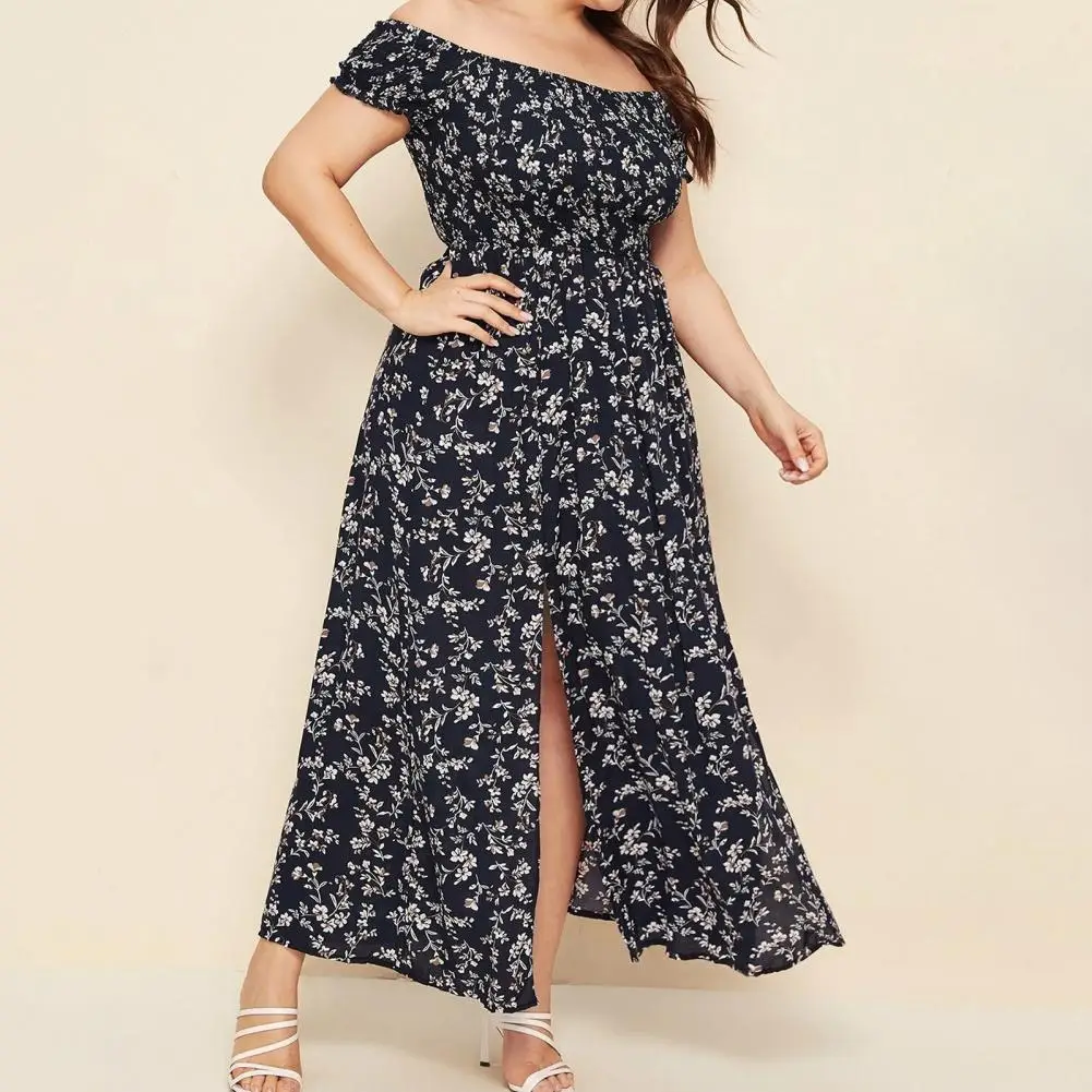 Plus Size Long Maxi Dress - SCFUDI
