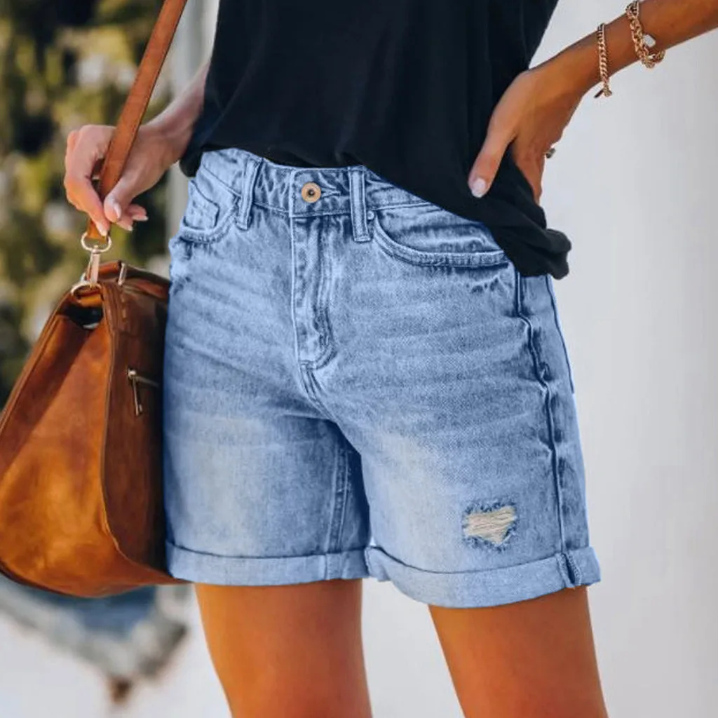 Pocket Denim Summer Shorts - SCFUDI