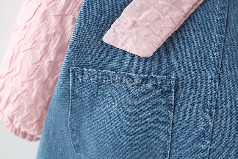 Toddler Girl Denim Outfit - SCFUDI