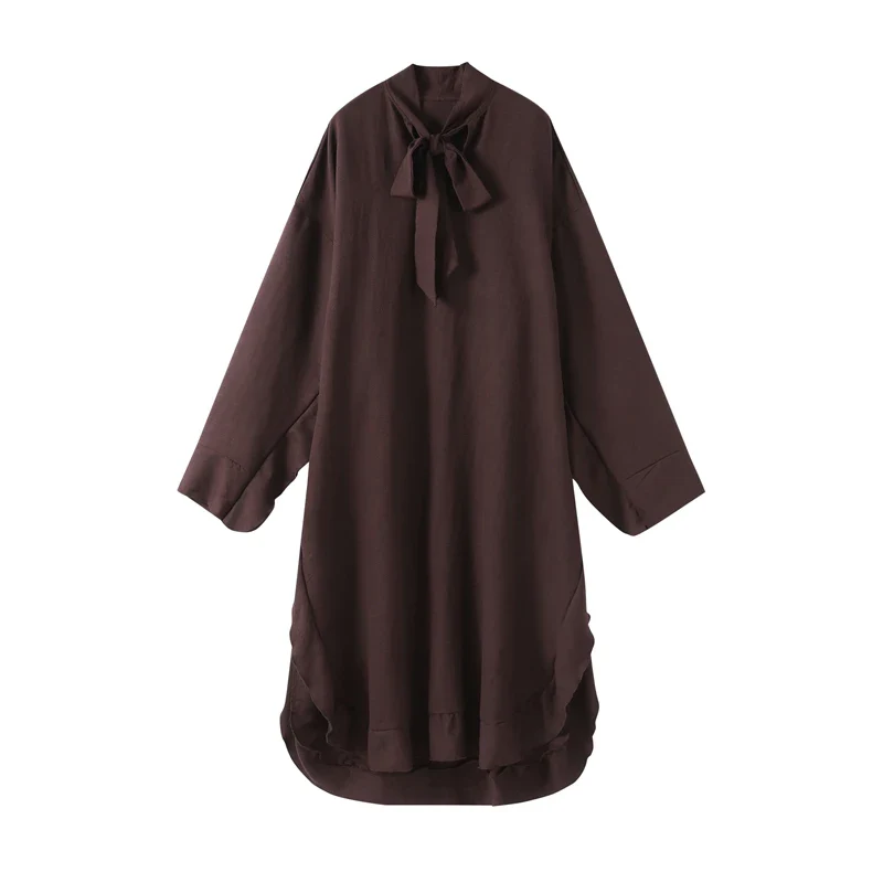 Elegant Ruffle Hem Dress - SCFUDI