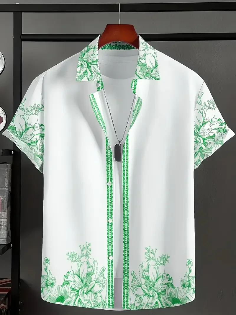 Summer Hawaiian Floral Shirt - SCFUDI