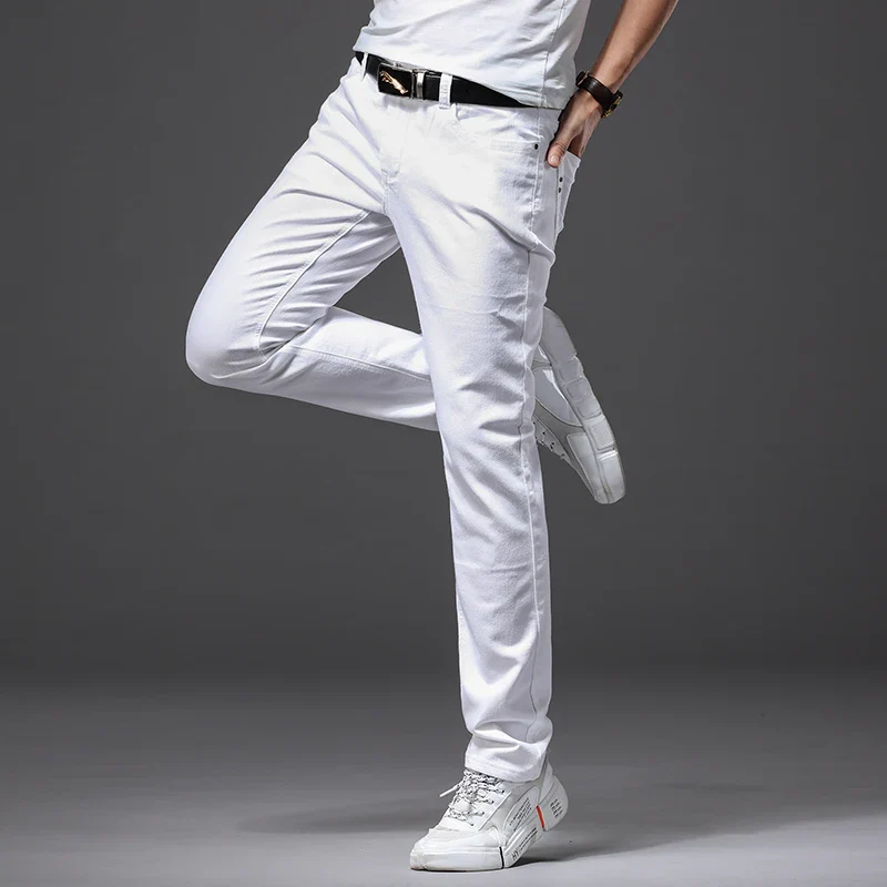 Fashionable White Men’s Pants - SCFUDI