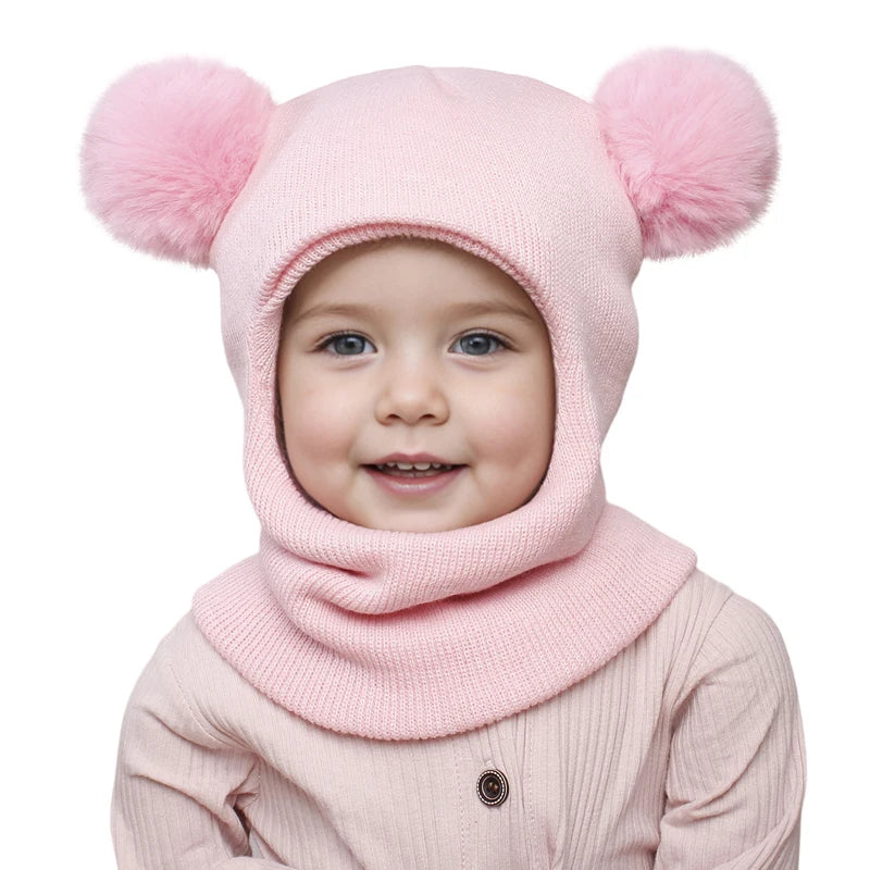 Winter Kids Knitted Beanie - SCFUDI