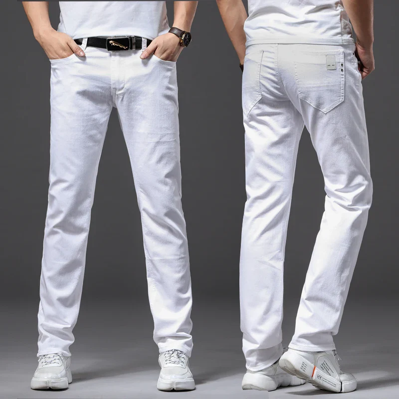 Fashionable White Men’s Pants - SCFUDI