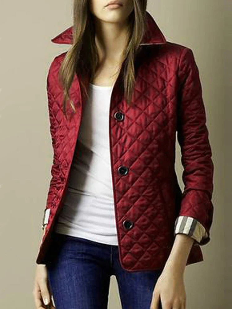 Elegant Quilted Winter Coat - SCFUDI