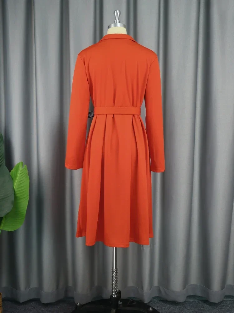 Elegant Office Midi Dress - SCFUDI