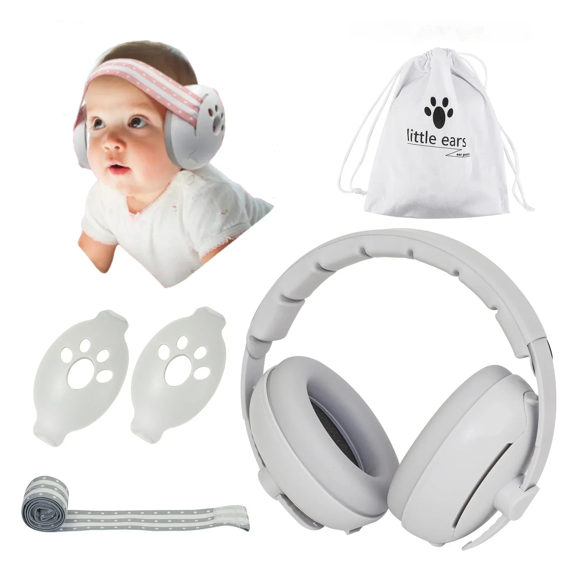 Convertible Baby Noise Earmuffs - SCFUDI