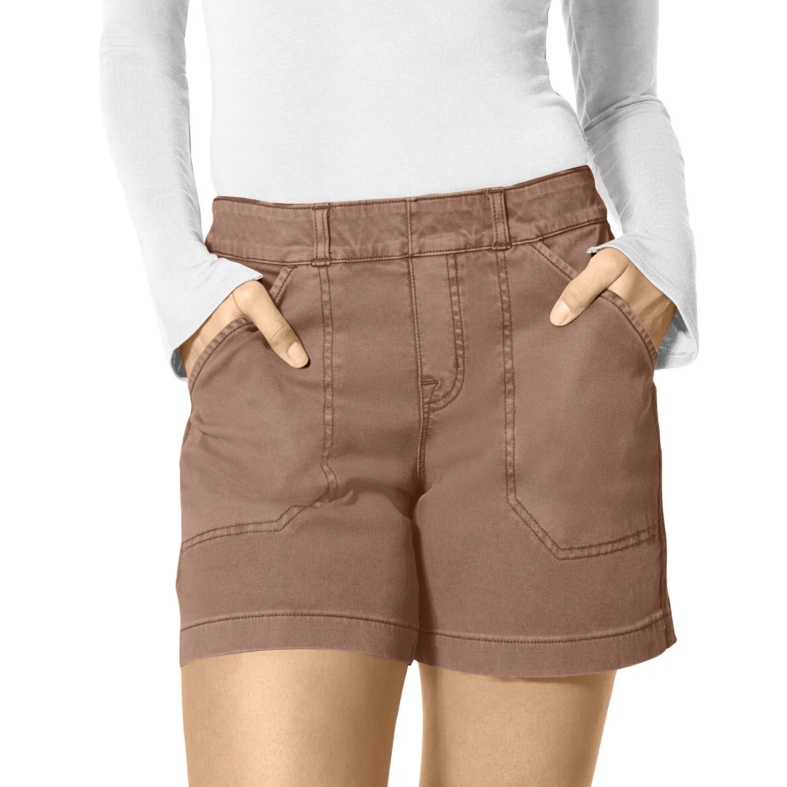 Summer Stretch Denim Shorts - SCFUDI