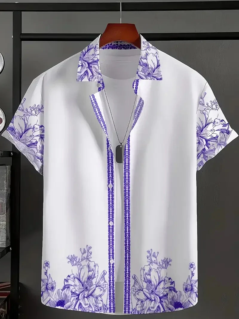 Summer Hawaiian Floral Shirt - SCFUDI