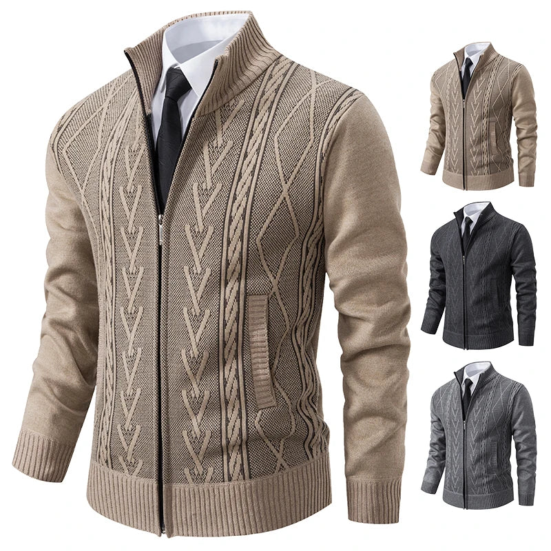 Men's Knitted Sweater Coat - SCFUDI