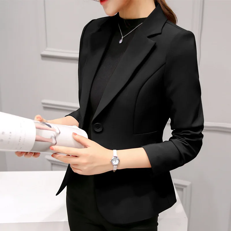 Long Sleeve Office Blazer - SCFUDI