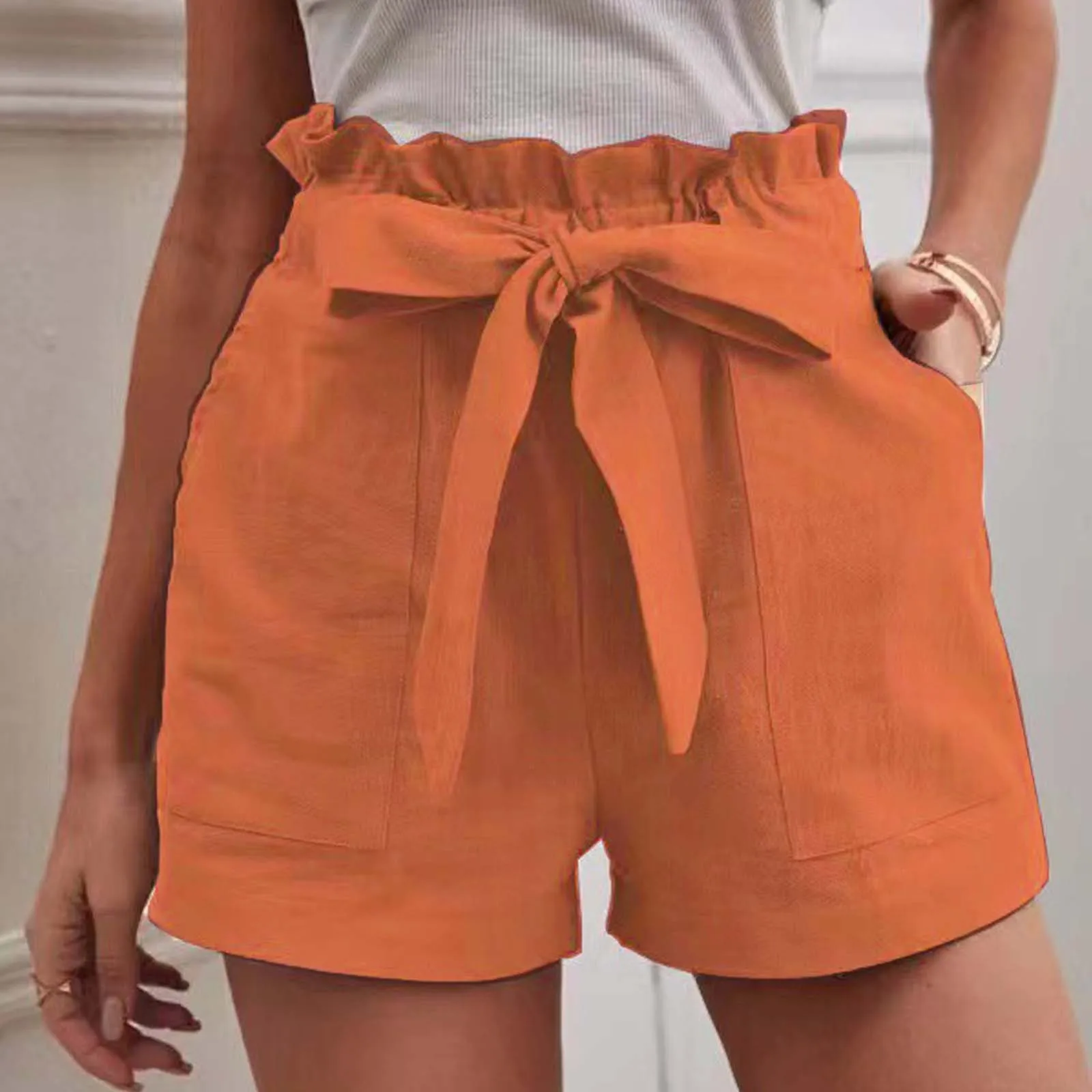 Dressy Cotton Summer Shorts - SCFUDI