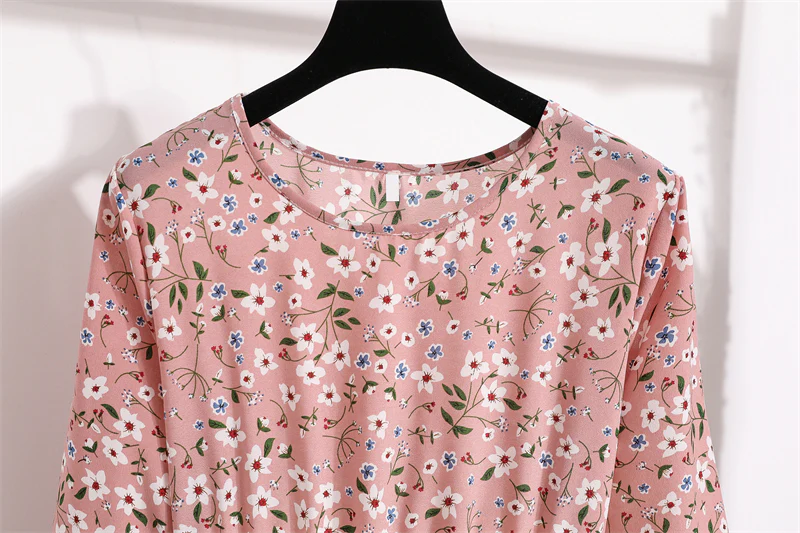 Floral Bohemian Chiffon Maxi Dress - SCFUDI