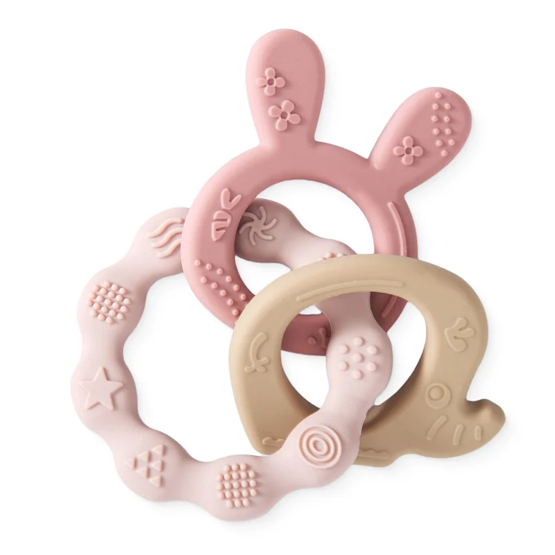 Cartoon Silicone Teething Toy - SCFUDI