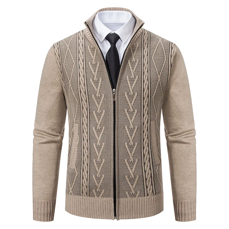 Men's Knitted Sweater Coat - SCFUDI