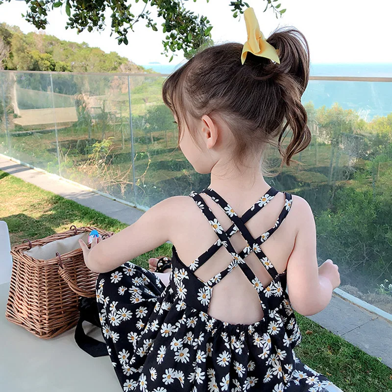 Baby Girl Daisy Pattern Dress - SCFUDI