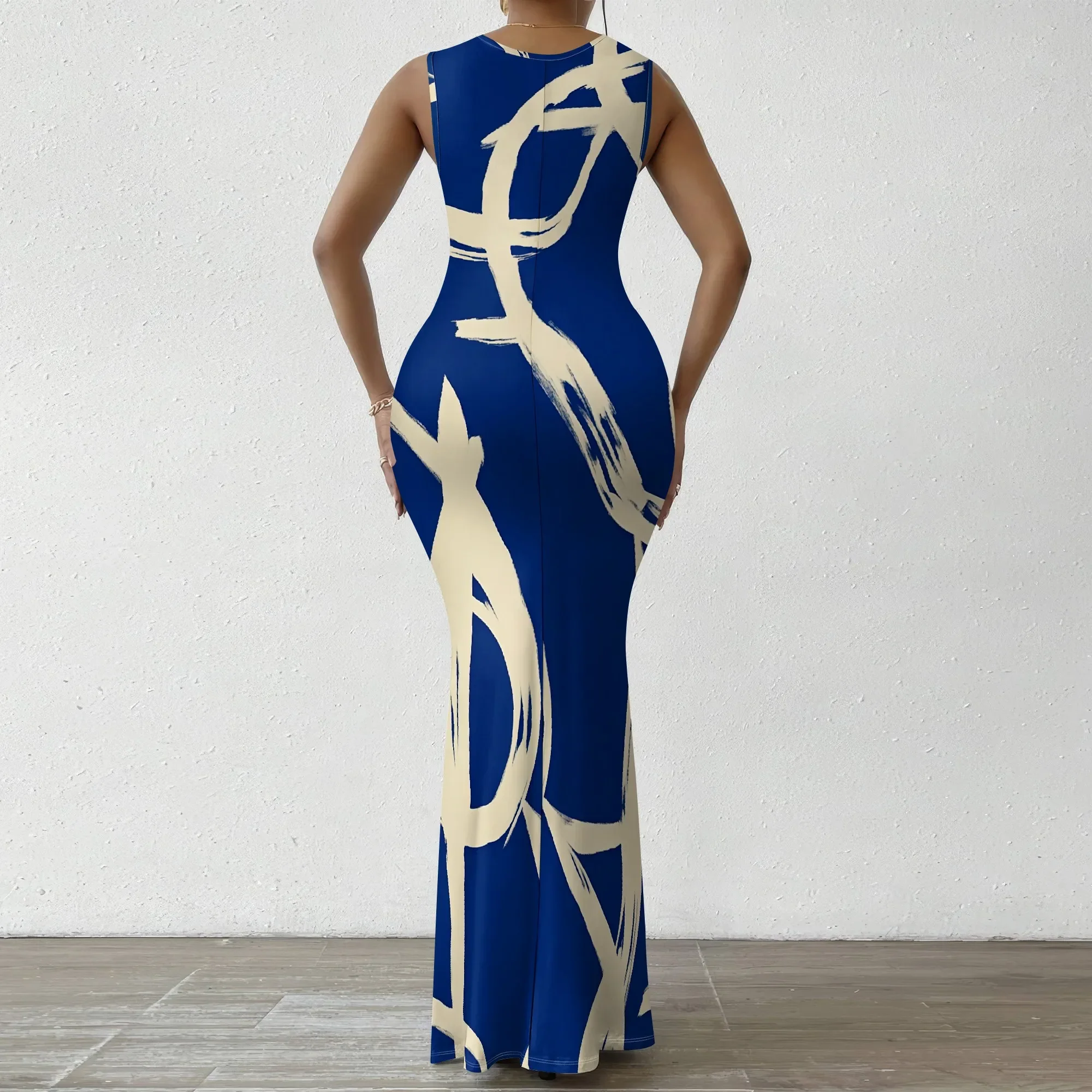 Summer Mermaid Maxi Dress - SCFUDI