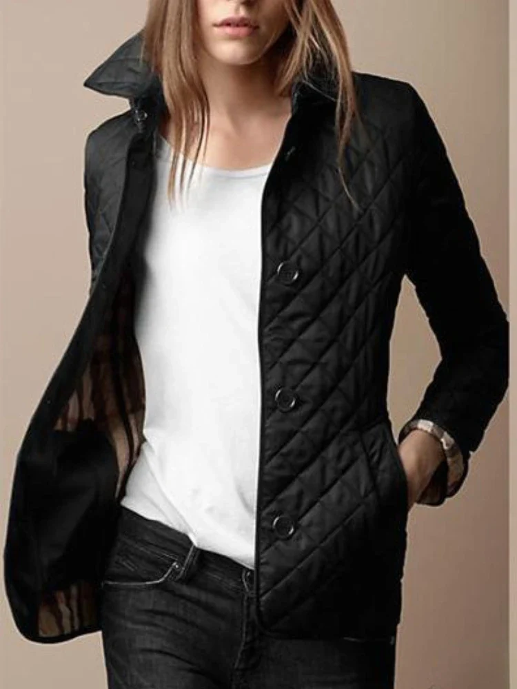 Elegant Quilted Winter Coat - SCFUDI