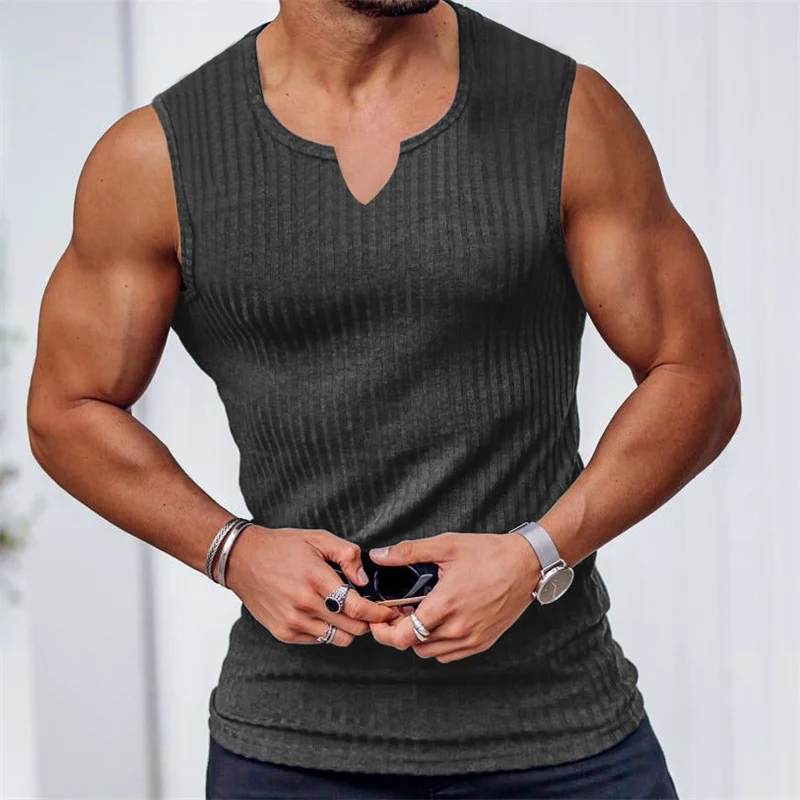 Summer Men V-Neck Tank - SCFUDI