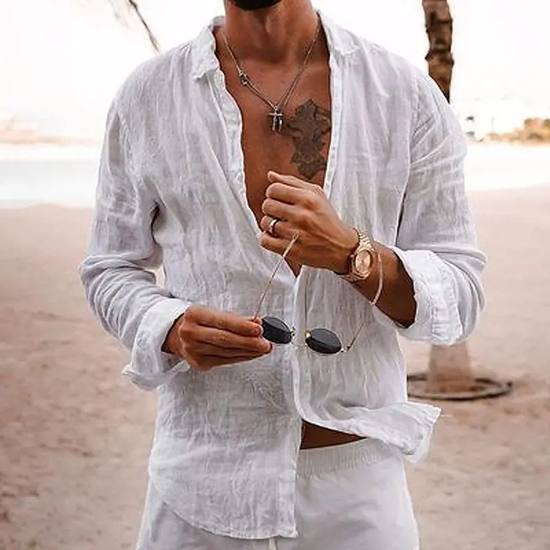 Men's Casual Lapel Shirt - SCFUDI