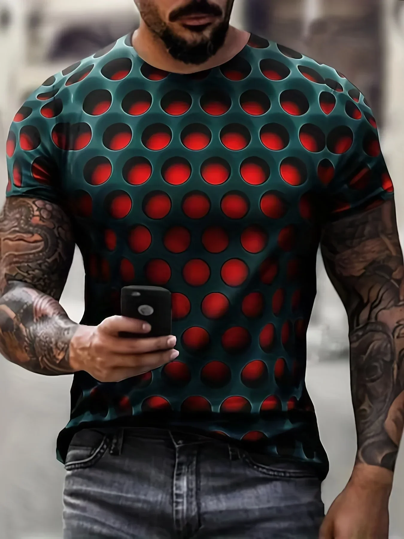 3D Optical Illusion Tee - SCFUDI