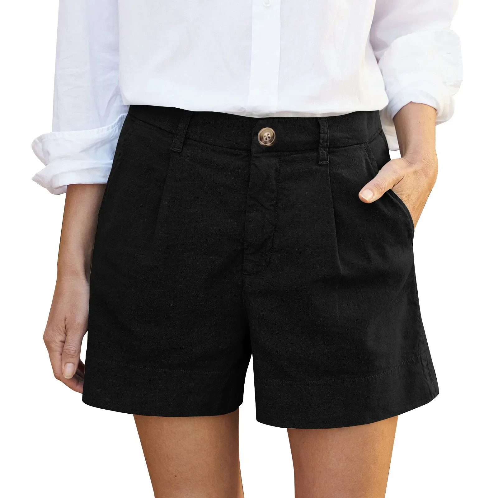 Women’s High Waist Shorts - SCFUDI