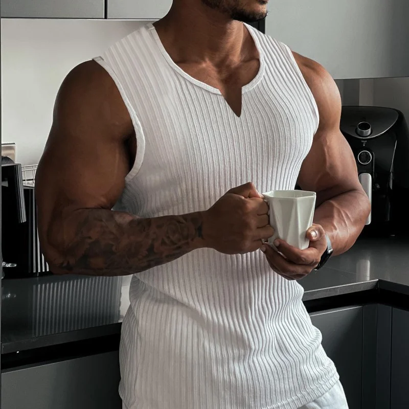 Summer Men V-Neck Tank - SCFUDI