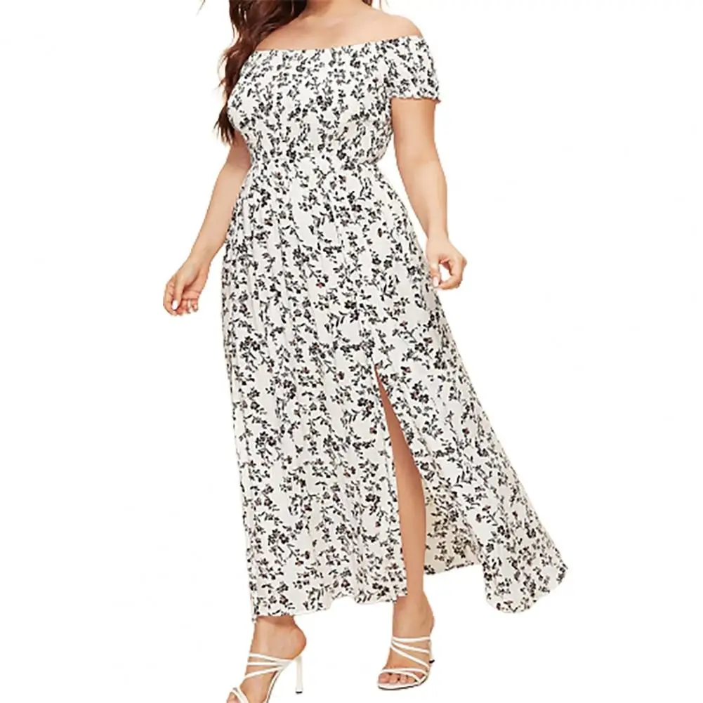 Plus Size Long Maxi Dress - SCFUDI