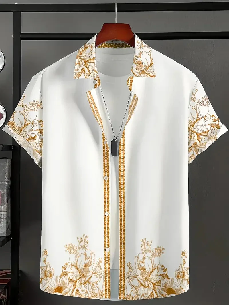 Summer Hawaiian Floral Shirt - SCFUDI