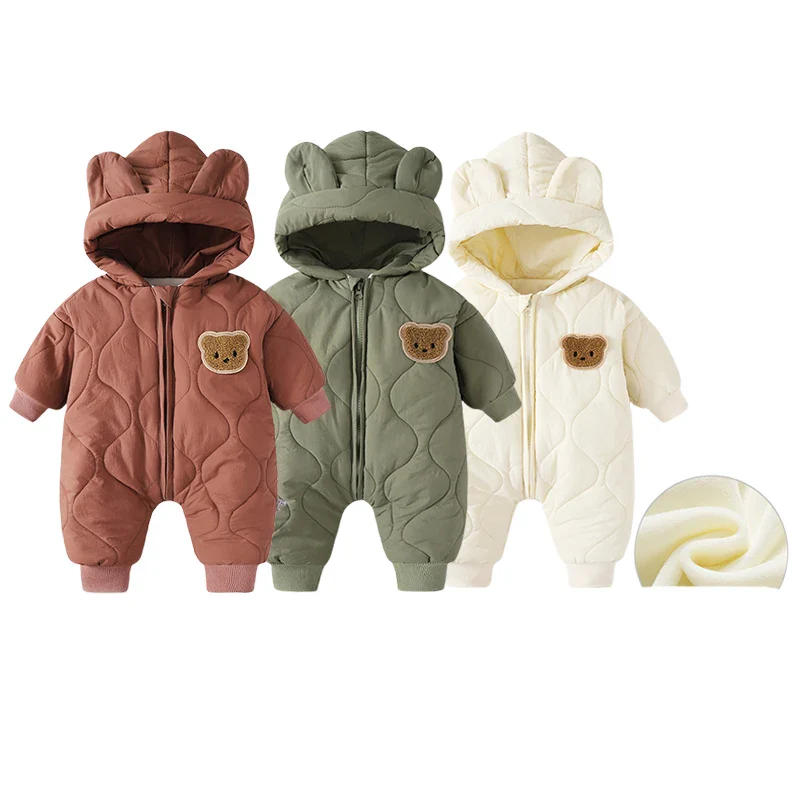 Fleece Padded Baby Romper - SCFUDI