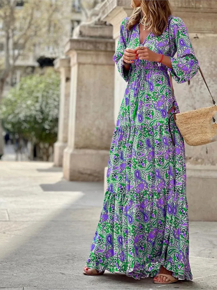Summer Boho Casual Dress - SCFUDI