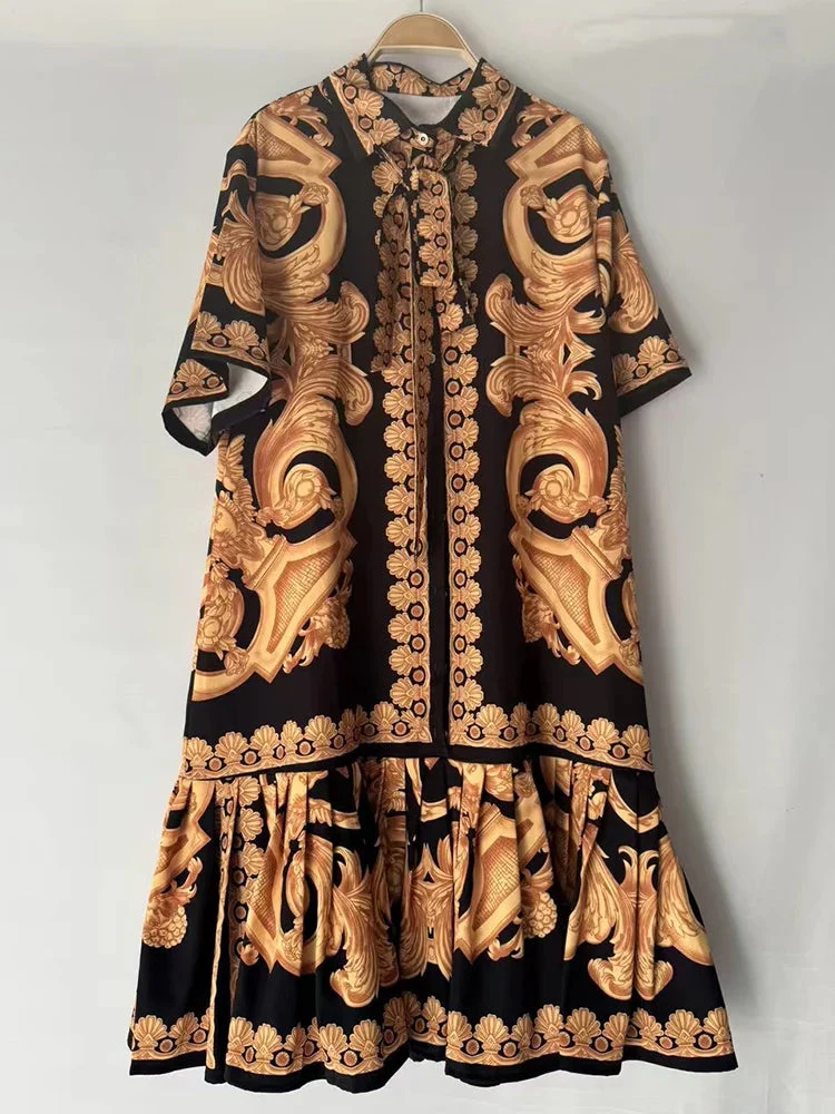 Light Luxury Lapel Dress - SCFUDI