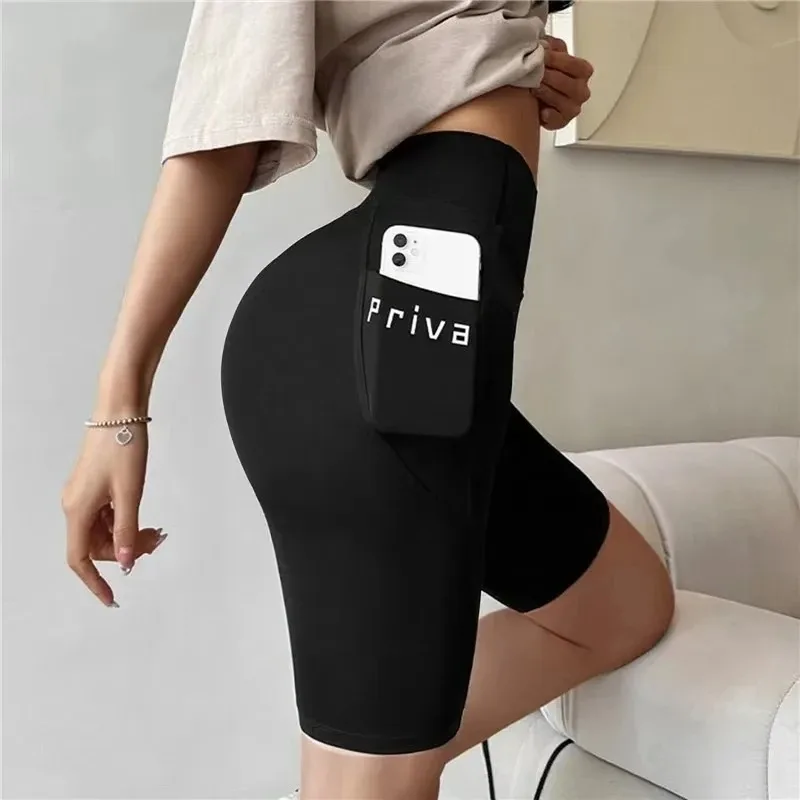 High Waist Yoga Shorts - SCFUDI