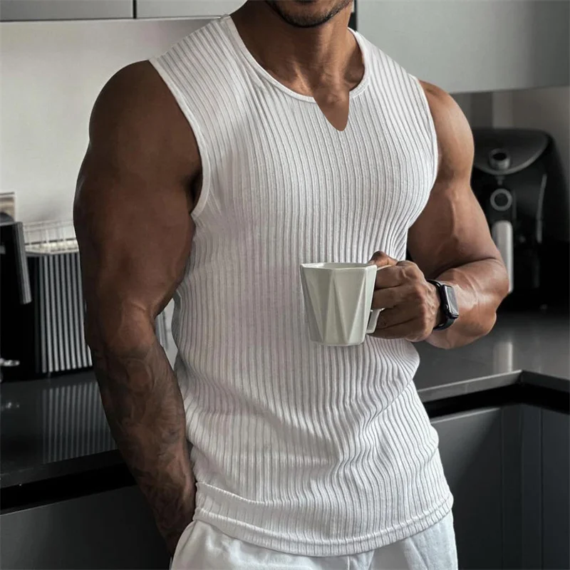 Summer Men V-Neck Tank - SCFUDI