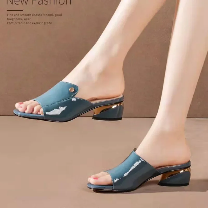 Soft Heeled Summer Sandals - SCFUDI
