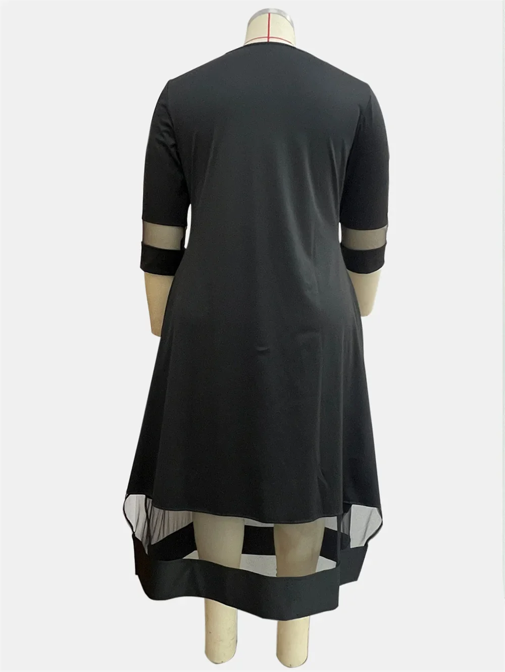 Elegant Plus Size A-Line Dress - SCFUDI