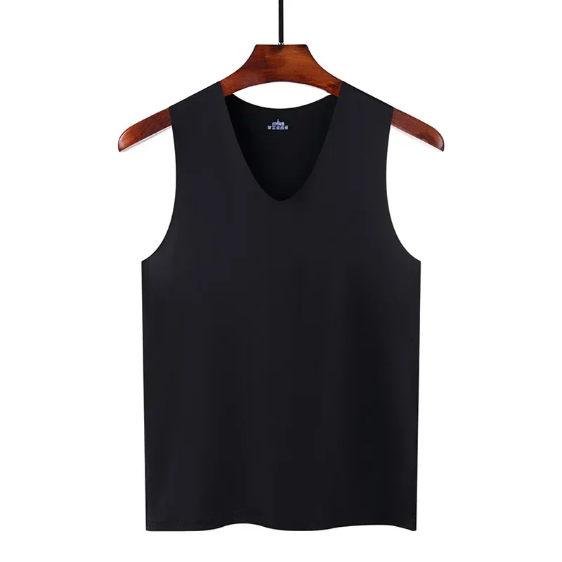 Men V-Neck Seamless Tank - SCFUDI