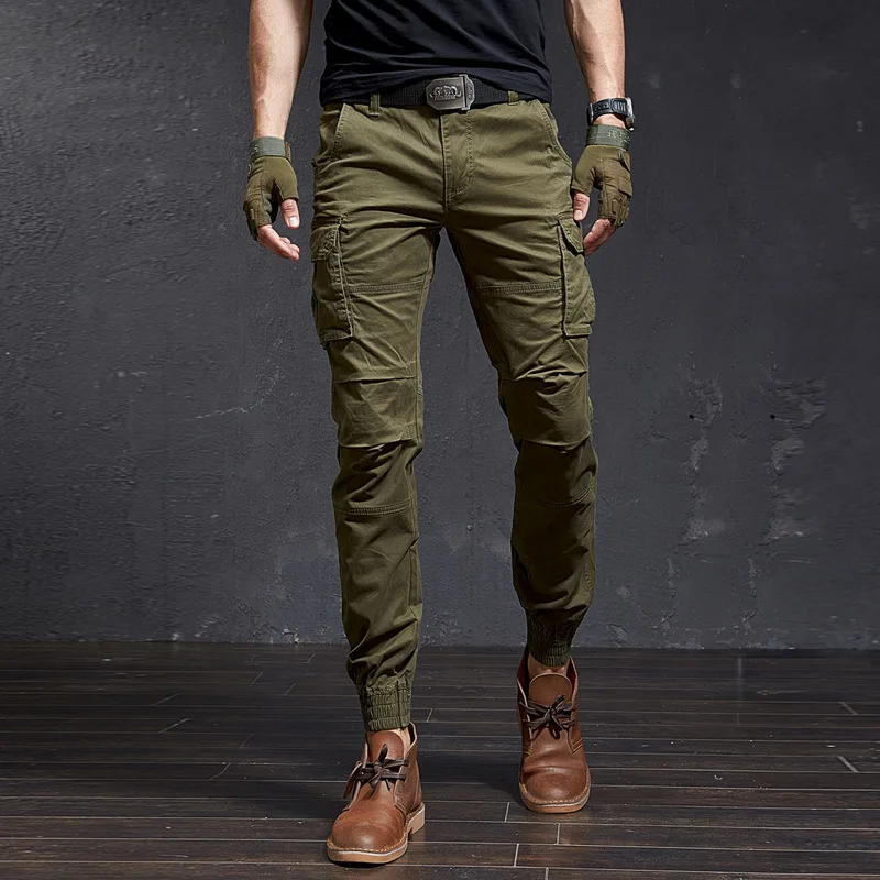 Slim Camouflage Cargo Pants - SCFUDI