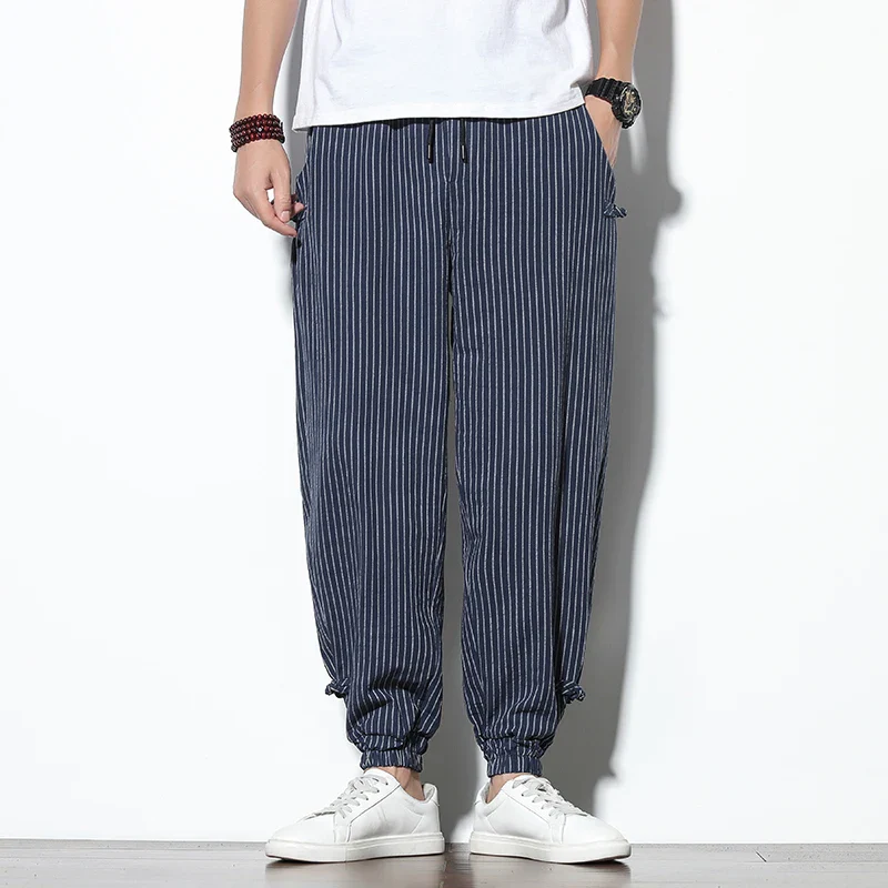 Striped Harem Pants - SCFUDI