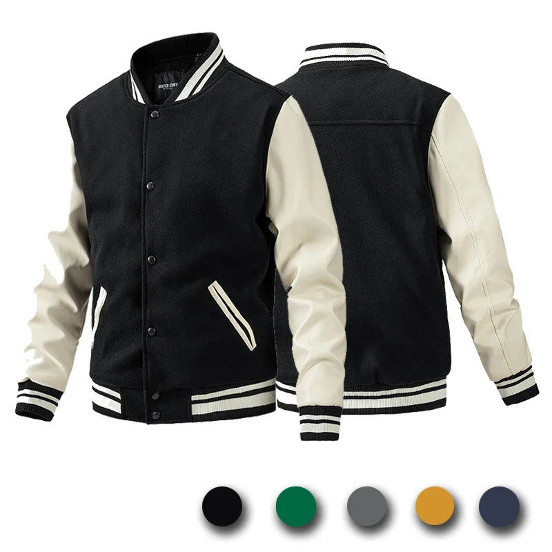 Casual Baseball Jacket for Men - SCFUDI